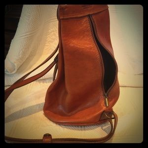 Genuine Italian Leather shoulder bag/ backpack